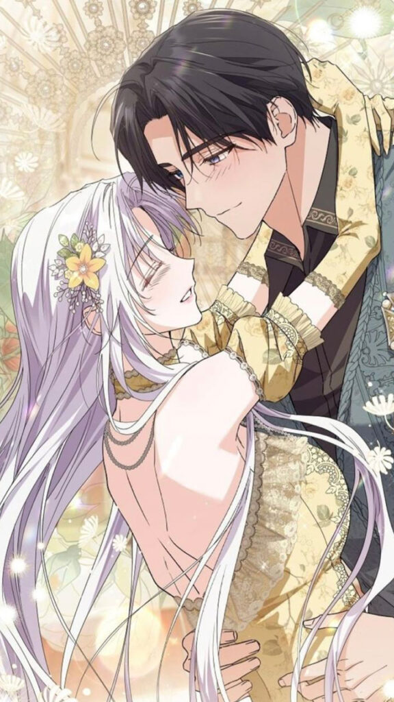 Pareja de Una princesa que trabaja duro por su favorito